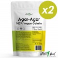 Atletic Food Agar-Agar 100% Vegan Gelatin - 200 грамм (2 шт по 100 г)
